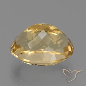 7.31克拉天然黄水晶，椭圆形，VVS