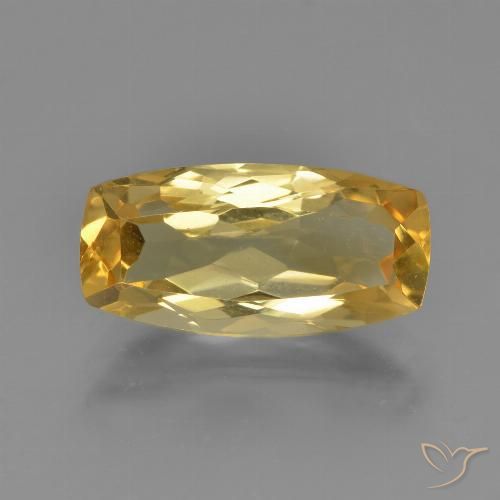 3.32ct 天然 金橙色 黄水晶, 软垫, VVS