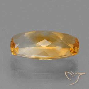5.63克拉天然黄水晶，软垫，VVS