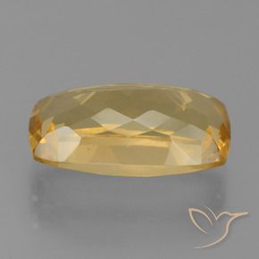 7.14克拉天然黄水晶，软垫，VVS