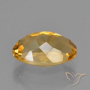 3.62克拉天然黄水晶，椭圆形，VS