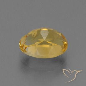 2.77克拉天然黄水晶，椭圆形，VVS