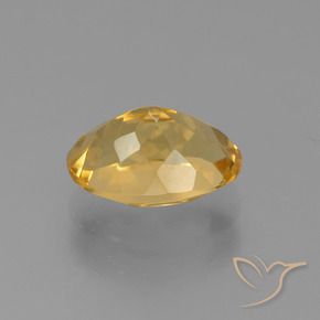 2.63克拉天然黄水晶，椭圆形，VVS-VS