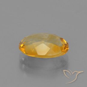 2.92克拉天然黄水晶，椭圆形，VVS-VS