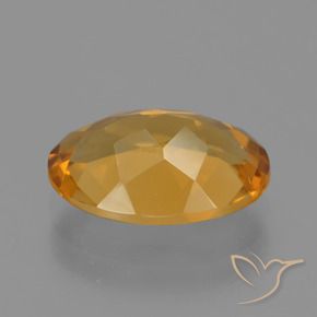 2.51克拉天然黄水晶，椭圆形，VVS-VS