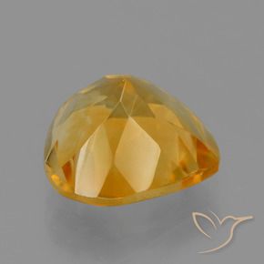 3.51克拉天然黄水晶，梨形，VVS