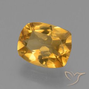 1.54克拉天然黄水晶，软垫，VVS-VS