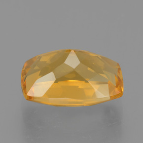 2.81克拉天然金色黄水晶，垫形剪裁，10.6×7.4毫米，VVS-VS