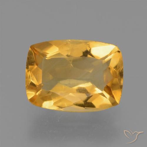 2.20ct 天然 橙金 黄水晶, 软垫, VS-SI