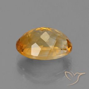 5.69克拉天然黄水晶，椭圆形，VVS-VS
