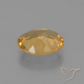 2.12克拉天然黄水晶，椭圆形，VVS-VS