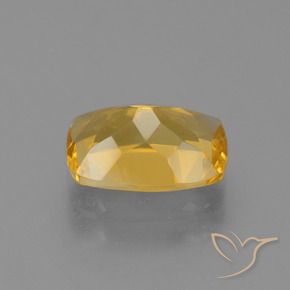3.10克拉天然黄水晶，软垫，VVS-VS