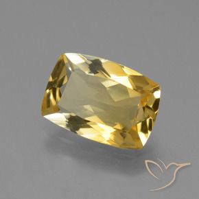 2.97克拉天然黄水晶，软垫，VVS-VS