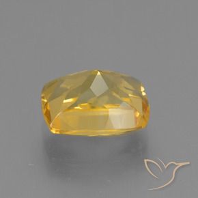 3.72克拉天然黄水晶，软垫，VVS-VS