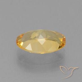 3.17克拉天然黄水晶，椭圆形，VVS