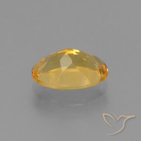 2.56克拉天然黄水晶，椭圆形，VS