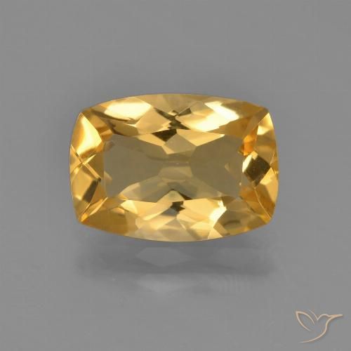 2.44ct 天然 中深金色 黄水晶, 软垫, VVS-VS