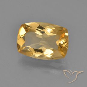 2.44克拉天然黄水晶，软垫，VVS-VS