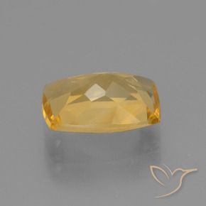 3.50克拉天然黄水晶，软垫，VVS