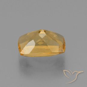 3.34克拉天然黄水晶，软垫，VVS-VS