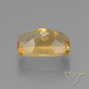 4.12克拉天然黄水晶，软垫，VVS-VS