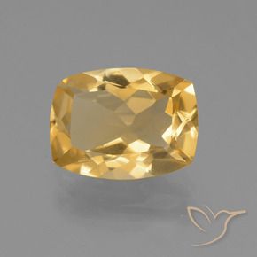 3.26克拉天然黄水晶，软垫，VVS-VS
