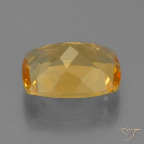 4.24克拉天然黄水晶，软垫，VVS-VS
