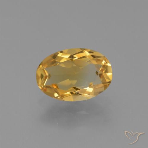 2.09ct 天然 橙金 黄水晶, 椭圆形, VVS-VS