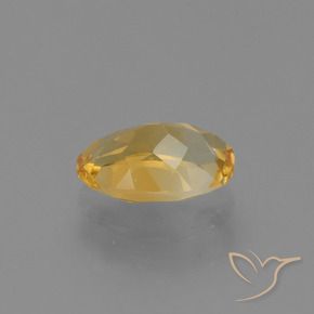 2.09克拉天然黄水晶，椭圆形，VVS-VS