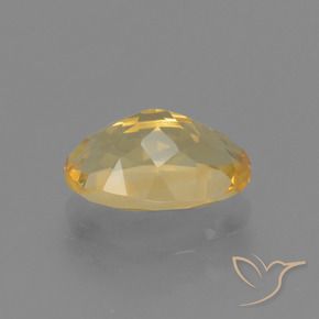 3.22克拉天然黄水晶，椭圆形，VVS-VS