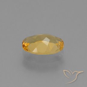 1.40克拉天然黄水晶，椭圆形，VVS-VS