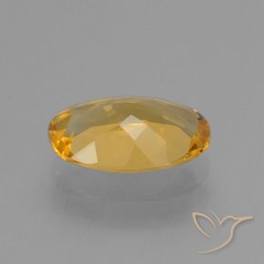 3.00克拉天然黄水晶，椭圆形，VVS-VS