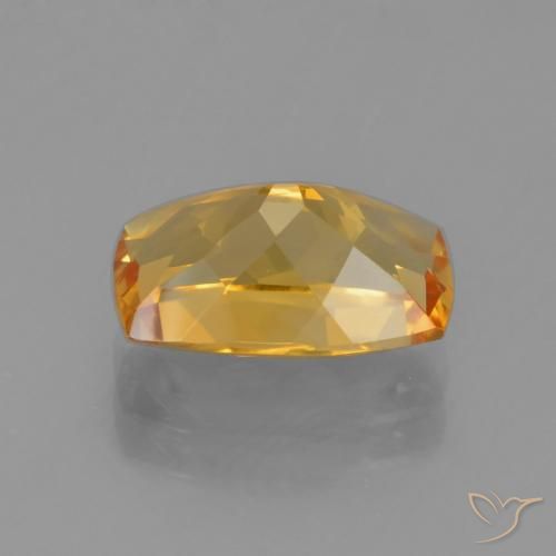 2.55克拉天然黄水晶，软垫，VVS-VS