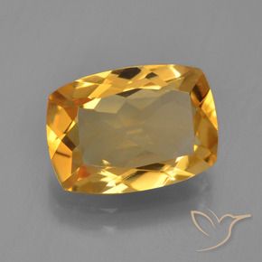 3.04克拉天然黄水晶，软垫，VVS-VS