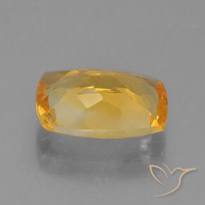 3.04克拉天然黄水晶，软垫，VVS-VS