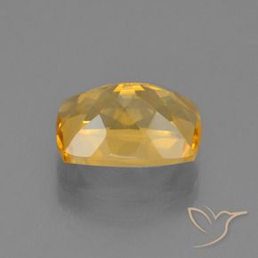 2.65克拉天然黄水晶，软垫，VVS-VS