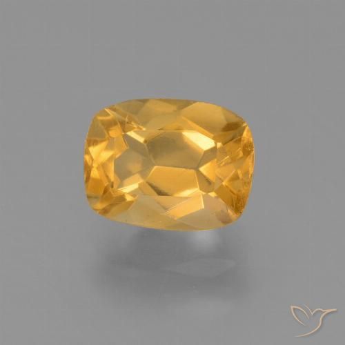1.97ct 天然 中橙 黄水晶, 软垫, VVS-VS