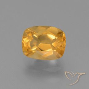 1.97克拉天然黄水晶，软垫，VVS-VS