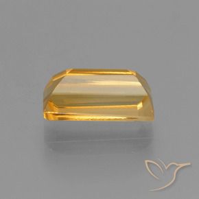 1.85克拉天然黄水晶，狭长方形，VVS-VS