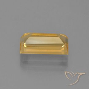2.77克拉天然黄水晶，狭长方形，VVS-VS