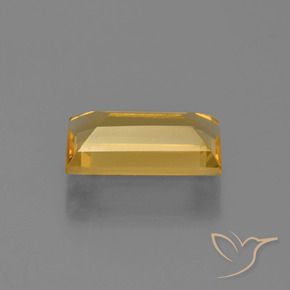 2.32克拉天然黄水晶，狭长方形，VVS-VS