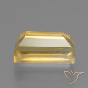 2.10克拉天然黄水晶，狭长方形，VS