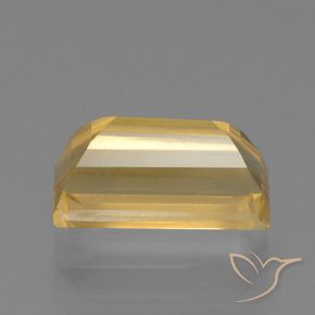 1.90克拉天然黄水晶，狭长方形，VS