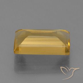 1.60克拉天然黄水晶，狭长方形，VVS-VS