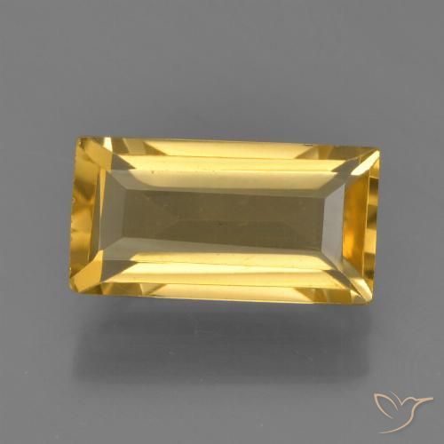 1.49ct 天然 中浅金色 黄水晶, 狭长方形, VVS-VS