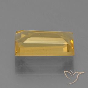 1.49克拉天然黄水晶，狭长方形，VVS-VS