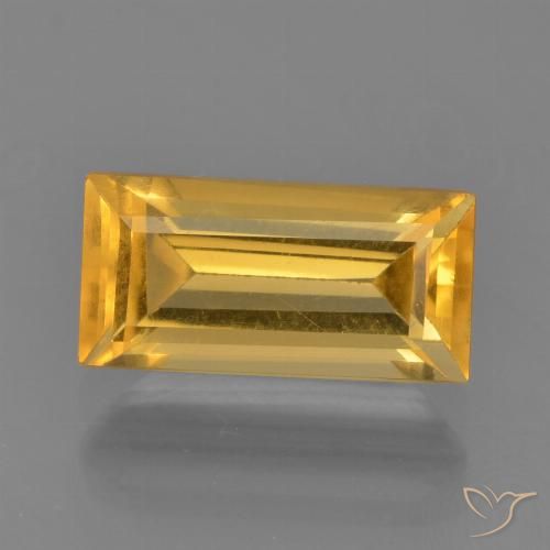 1.79ct 天然 中金 黄水晶, 狭长方形, VVS-VS