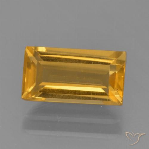 1.79克拉天然黄水晶，狭长方形，VS