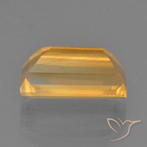 2.76克拉天然黄水晶，狭长方形，VS