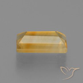 1.56克拉天然黄水晶，狭长方形，VVS-VS